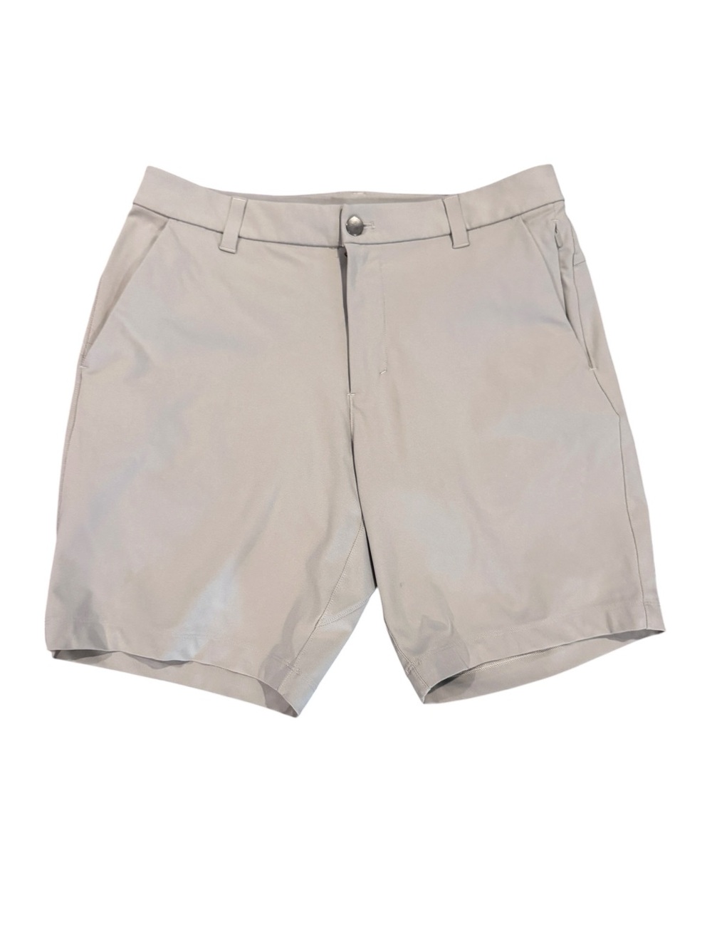 Lululemon Commission Shorts Men’s 32 Khaki Beige Stretch Golf Chino